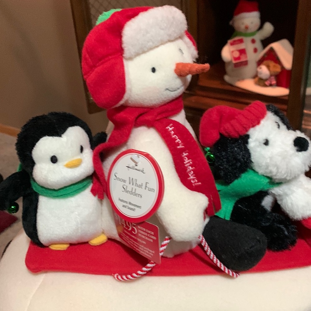 2007 Hallmark singing snowman and France